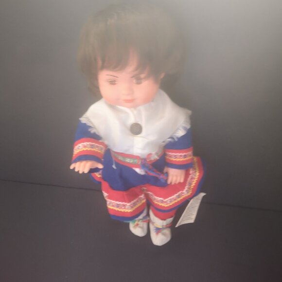 Lapland Other - Vintage Lapland Doll w/ Blinking Eyes & Dressed in Sami Folk Clothing 13" Tall